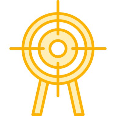 Hedef. Web simgesi basit illüstrasyon 