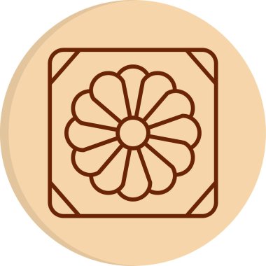 Döşeme. Web simgesi basit illüstrasyon