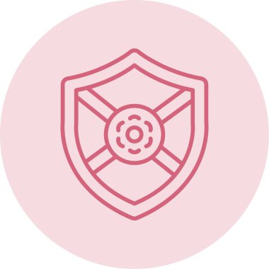 kalkan simgesi web basit illüstrasyon