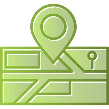 konum. Web simgesi basit illüstrasyon 