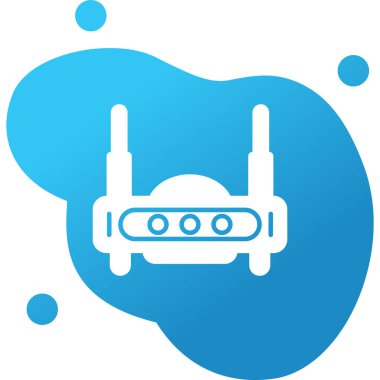 Yönlendirici. Web simgesi basit illüstrasyon 