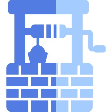 su kuyusu ikonu vektör illüstrasyonu