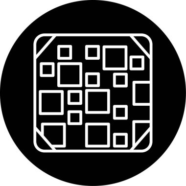 Döşeme. Web simgesi basit illüstrasyon