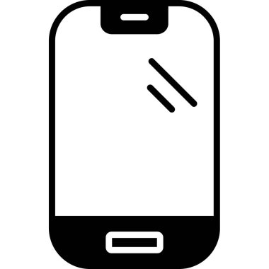 Smartphone web simgesi, vektör çizim 