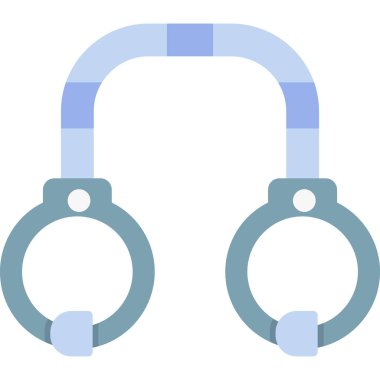 kelepçe ikon vektör illüstrasyonu