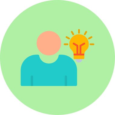 Idea web icon simple illustration 