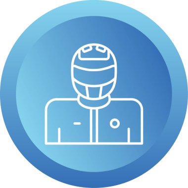 BMX sürücüsü. Web simgesi basit tasarım