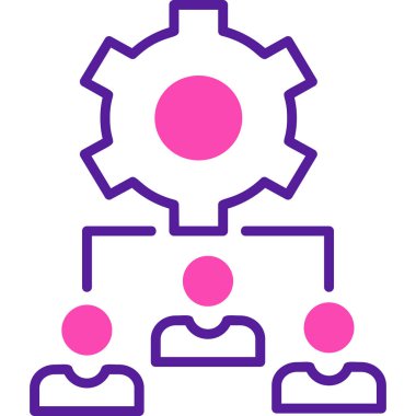 Bir grup insanın vektör çizimi, Takım Yönetimi