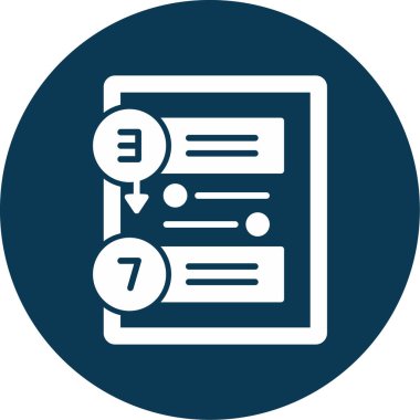 işlem web simgesi vektör illüstrasyonu