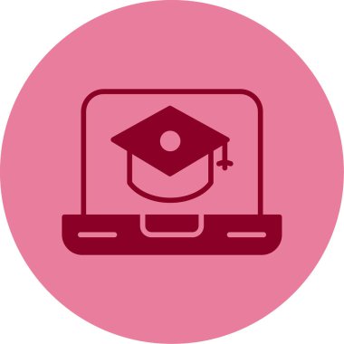 Eğitimin vektör illüstrasyonu modern simge 