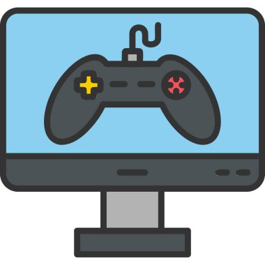 oyun simge vektör çizim 