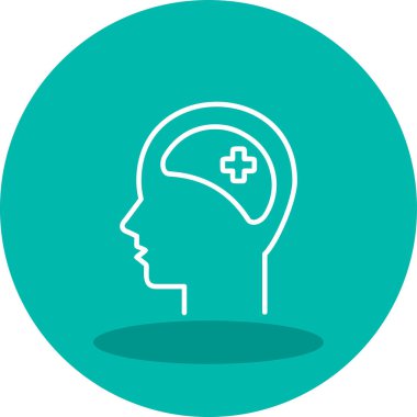 Klinik Psikoloji vektör çizimi tasarımı