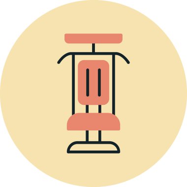 Modern Gym Machine simgesinin vektör çizimi         