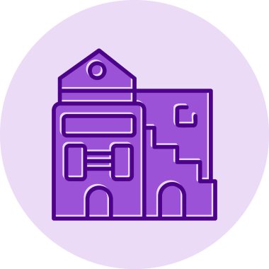 vektör evi oluşturma simgesi, modern tasarım illüstrasyonu 