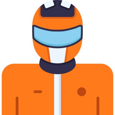 BMX sürücüsü. Web simgesi basit tasarım