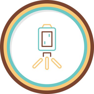 Lazer ağ simgesi, vektör illüstrasyonu