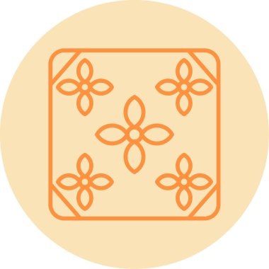 Döşeme. Web simgesi basit illüstrasyon