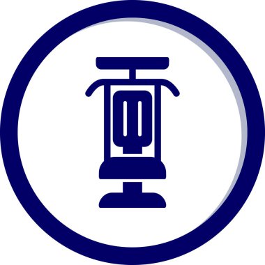 Modern Gym Machine simgesinin vektör çizimi         