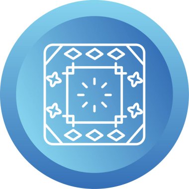 Döşeme. Web simgesi basit illüstrasyon