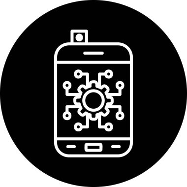 Otomatik ağ simgesi vektör illüstrasyonu 