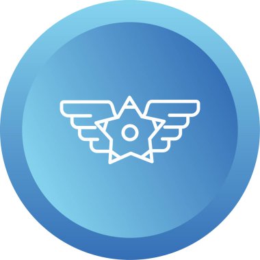 yıldız web simgesi basit illüstrasyon 