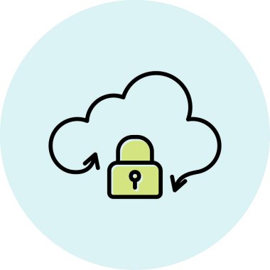 bulut vektörü resimleme tasarımı 