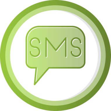 SMS web simge vektör çizim 