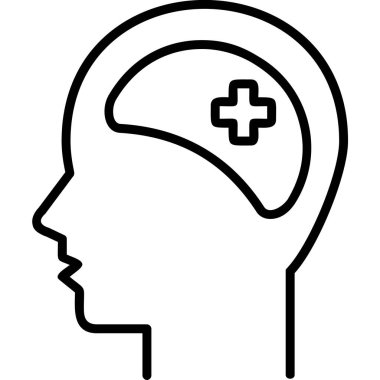 Klinik Psikoloji vektör çizimi tasarımı