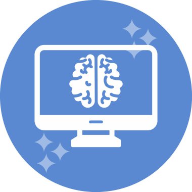 bilgisayar ekranı simgesi, vektör illüstrasyonu basit tasarım