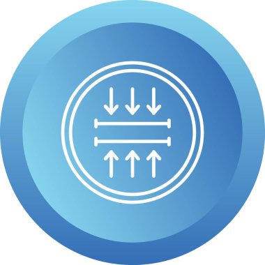 Zayıf. Web simgesi vektör illüstrasyonu