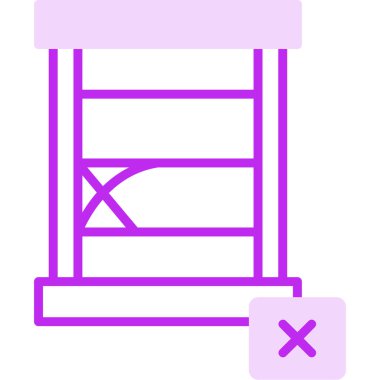 Kıtlık Web simgesi basit illüstrasyon