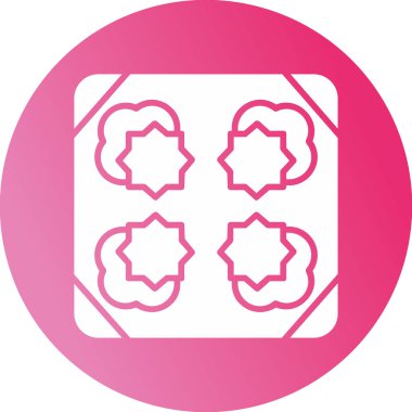 Döşeme. Web simgesi basit illüstrasyon