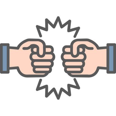 Mücadele Ağı simgesinin vektör illüstrasyonu