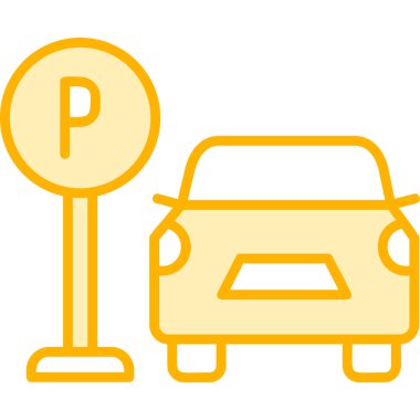 Web simgesi Otopark, illüstrasyon vektör