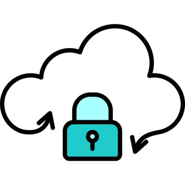 bulut vektörü resimleme tasarımı 