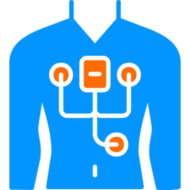 Telemetri web simgesi vektör illüstrasyonu