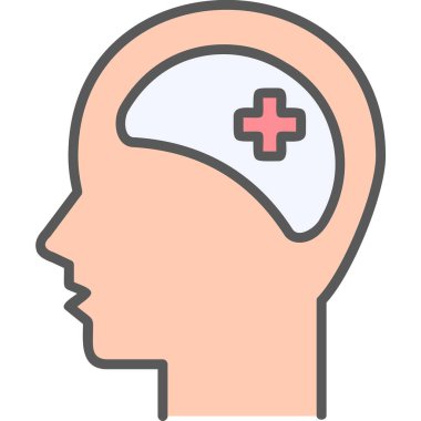 Klinik Psikoloji vektör çizimi tasarımı