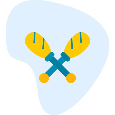 Kürek simgesinin vektör illüstrasyonu