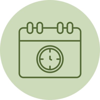 Takvim. Web simgesi basit tasarım 