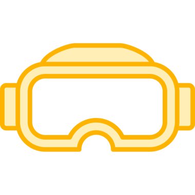 Gözlükler. Web simgesi basit illüstrasyon