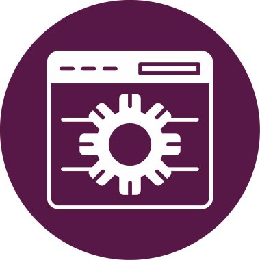 Tarayıcı Notu web simgesi, vektör illüstrasyonu