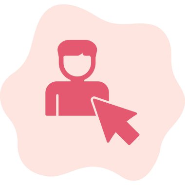 Seçili web simgesi vektör illüstrasyonu