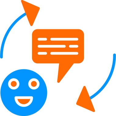 Geribildirim simgesi vektör yanılsaması