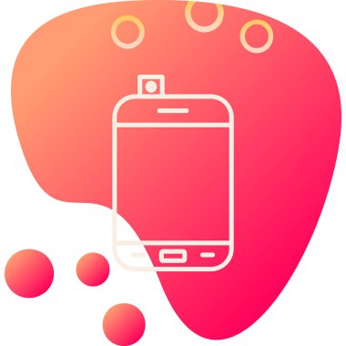 Smartphone web simgesi, vektör çizim 