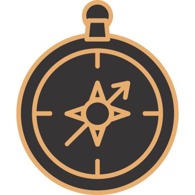 Pusula simgesi vektör resimlemesi 