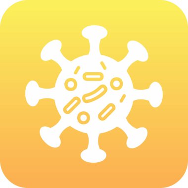 Virüs ikonu vektör illüstrasyonu 