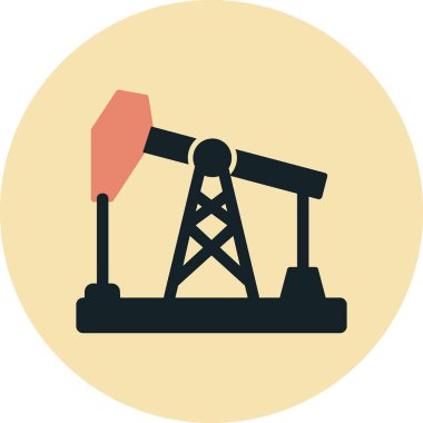 yağ pompası ikon vektör illüstrasyonu 