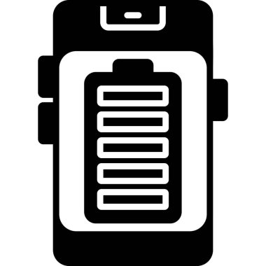 Tam mobil pil vektör çizimi