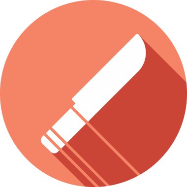 Bıçak. Web simgesi basit illüstrasyon 