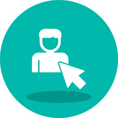 Seçili web simgesi vektör illüstrasyonu